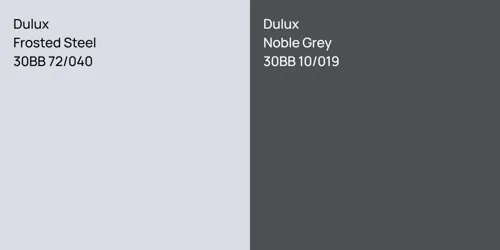 30BB 72/040 Frosted Steel vs 30BB 10/019 Noble Grey