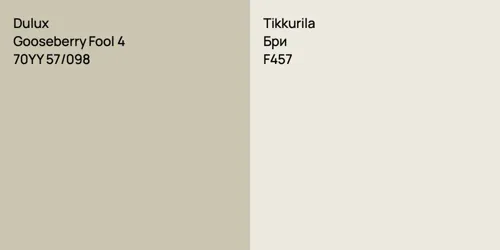 70YY 57/098 Gooseberry Fool 4 vs F457 Бри