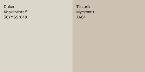 30YY 69/048 Khaki Mists 5 vs X484 Мусковит