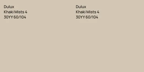 30YY 60/104 Khaki Mists 4 vs 30YY 60/104 Khaki Mists 4