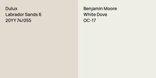 20YY 74/055 Labrador Sands 6 vs OC-17 White Dove