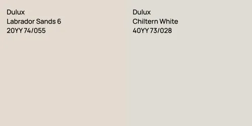 20YY 74/055 Labrador Sands 6 vs 40YY 73/028 Chiltern White