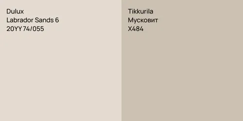 20YY 74/055 Labrador Sands 6 vs X484 Мусковит
