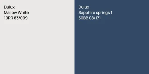 10RR 83/009 Mallow White vs 50BB 08/171 Sapphire springs 1