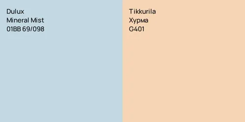 01BB 69/098 Mineral Mist vs G401 Хурма