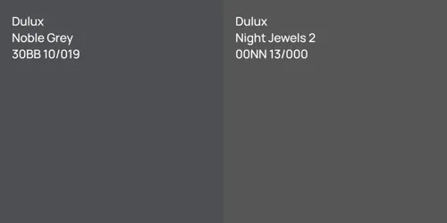 30BB 10/019 Noble Grey vs 00NN 13/000 Night Jewels 2
