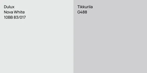 10BB 83/017 Nova White vs G488 