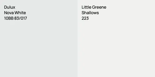 10BB 83/017 Nova White vs 223 Shallows