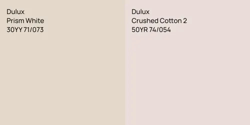 30YY 71/073 Prism White vs 50YR 74/054 Crushed Cotton 2