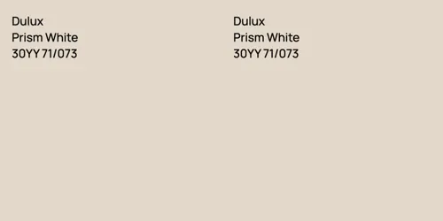 30YY 71/073 Prism White vs 30YY 71/073 Prism White