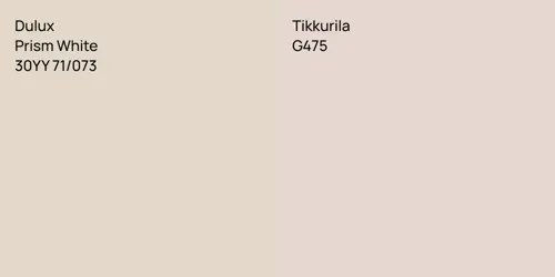 30YY 71/073 Prism White vs G475 null