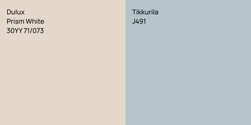 30YY 71/073 Prism White vs J491 