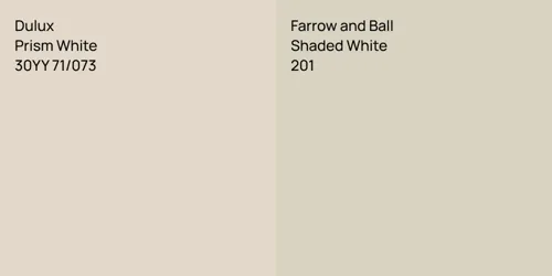30YY 71/073 Prism White vs 201 Shaded White