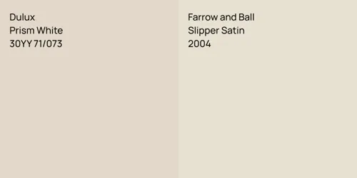 30YY 71/073 Prism White vs 2004 Slipper Satin