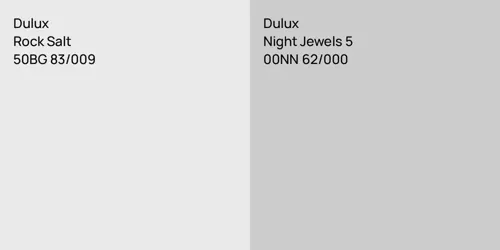 50BG 83/009 Rock Salt vs 00NN 62/000 Night Jewels 5