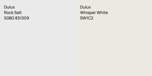 50BG 83/009 Rock Salt vs SW1C2 Whisper White