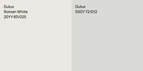 20YY 83/025 Roman White vs 50GY 72/012 null