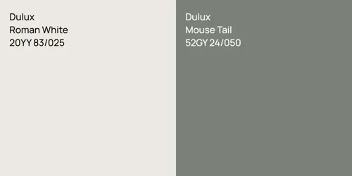 20YY 83/025 Roman White vs 52GY 24/050 Mouse Tail