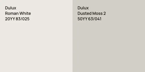 20YY 83/025 Roman White vs 50YY 63/041 Dusted Moss 2