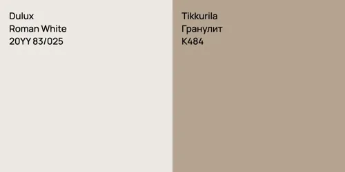 20YY 83/025 Roman White vs K484 Гранулит