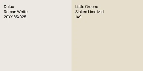 20YY 83/025 Roman White vs 149 Slaked Lime Mid