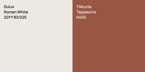 20YY 83/025 Roman White vs N405 Терракота