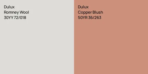 30YY 72/018 Romney Wool vs 50YR 36/263 Copper Blush