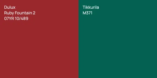 07YR 10/489 Ruby Fountain 2 vs M371 null