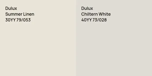 30YY 79/053 Summer Linen vs 40YY 73/028 Chiltern White