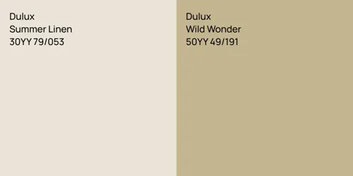 30YY 79/053 Summer Linen vs 50YY 49/191 Wild Wonder