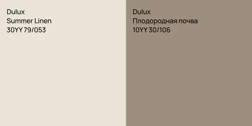 30YY 79/053 Summer Linen vs 10YY 30/106 Плодородная почва