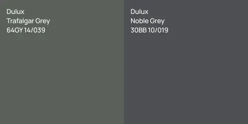 64GY 14/039 Trafalgar Grey vs 30BB 10/019 Noble Grey