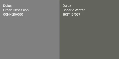 00NN 25/000 Urban Obsession vs 16GY 15/037 Spheric Winter