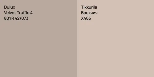 80YR 42/073 Velvet Truffle 4 vs X465 Брекчия