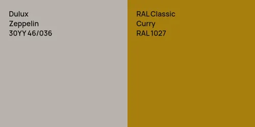 30YY 46/036 Zeppelin vs RAL 1027  Curry