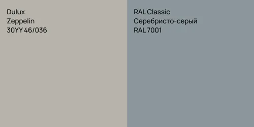 30YY 46/036 Zeppelin vs RAL 7001 Серебристо-серый