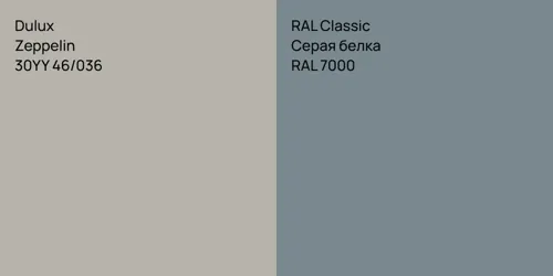 30YY 46/036 Zeppelin vs RAL 7000 Серая белка