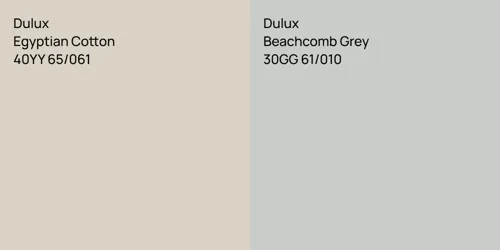 40YY 65/061 Egyptian Cotton vs 30GG 61/010 Beachcomb Grey