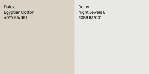 40YY 65/061 Egyptian Cotton vs 30BB 83/001 Night Jewels 6