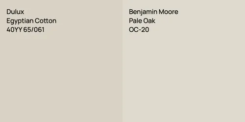 40YY 65/061 Egyptian Cotton vs OC-20 Pale Oak