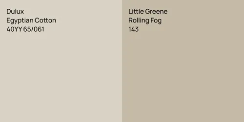 40YY 65/061 Egyptian Cotton vs 143 Rolling Fog
