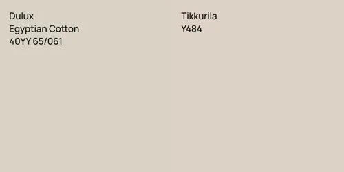 40YY 65/061 Egyptian Cotton vs Y484 