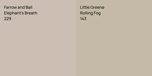 229 Elephant's Breath vs 143 Rolling Fog