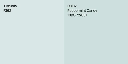 F362  vs 10BG 72/057 Peppermint Candy