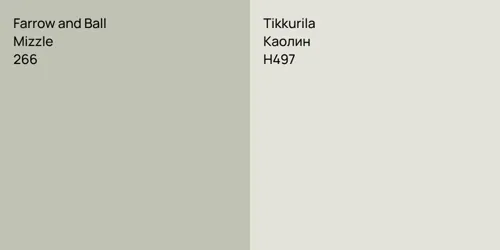 266 Mizzle vs H497 Каолин