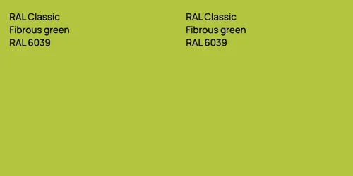 RAL 6039  Fibrous green vs RAL 6039  Fibrous green