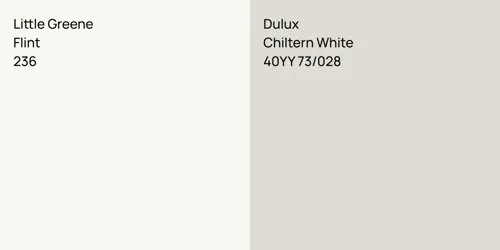 236 Flint vs 40YY 73/028 Chiltern White