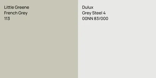113 French Grey vs 00NN 83/000 Grey Steel 4