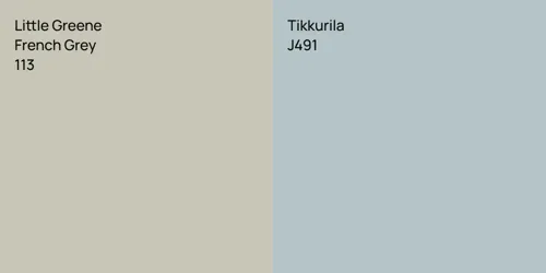 113 French Grey vs J491 