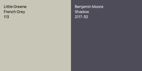 113 French Grey vs 2117-30 Shadow